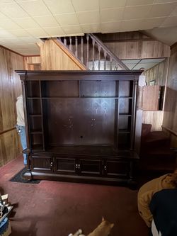 Large entertainment stand