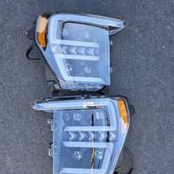 21-23 Ford F150 Full LED Switchback Sequential Signal Projector Headlight Luces Micas Calaveras Faros Faroles Focos Headlamps Focos 