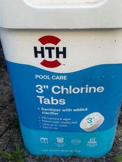 Brand new pool tablets | 40lbs container