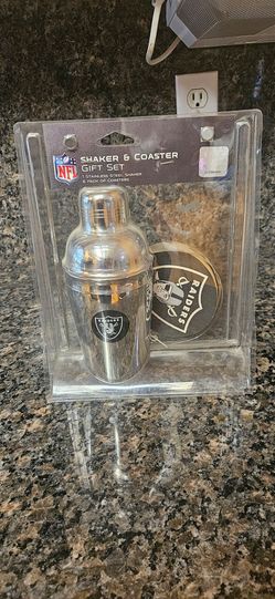 NFL Las Vegas Raiders Shaker & Coaster Gift Set