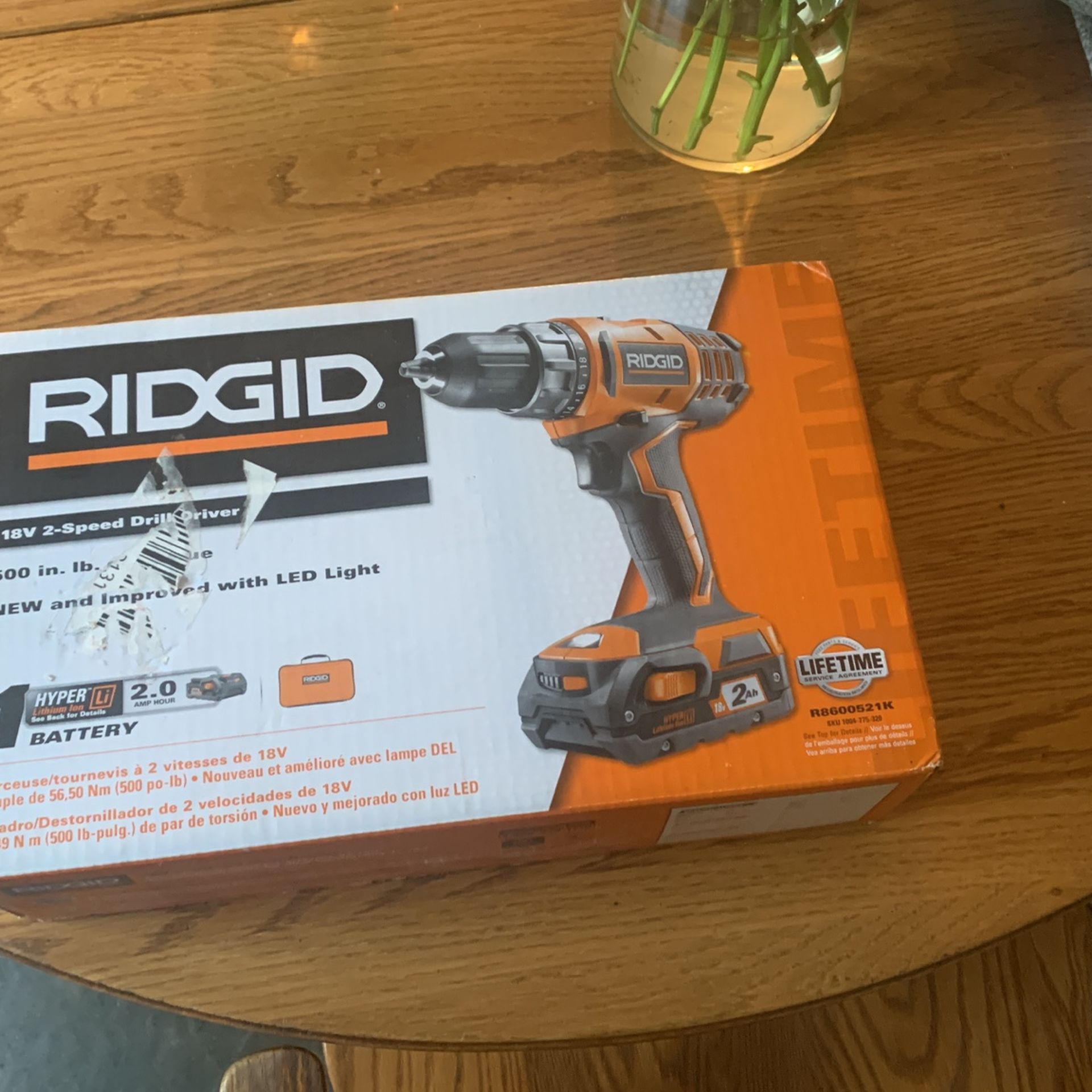 Ridgid 18v 2-speed Drill/Driver