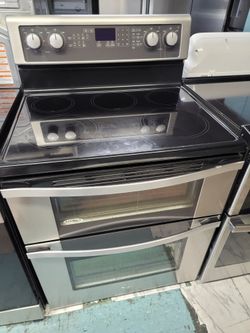Whirlpool Electric Stove Stainless Steel Double oven
