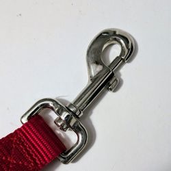 Top Paw Red Nylon Dog Leash With Metal Clip NWOT