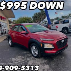 2021 Hyundai Kona $995 Down 