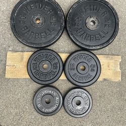 Standard Weight Plates 80 lbs