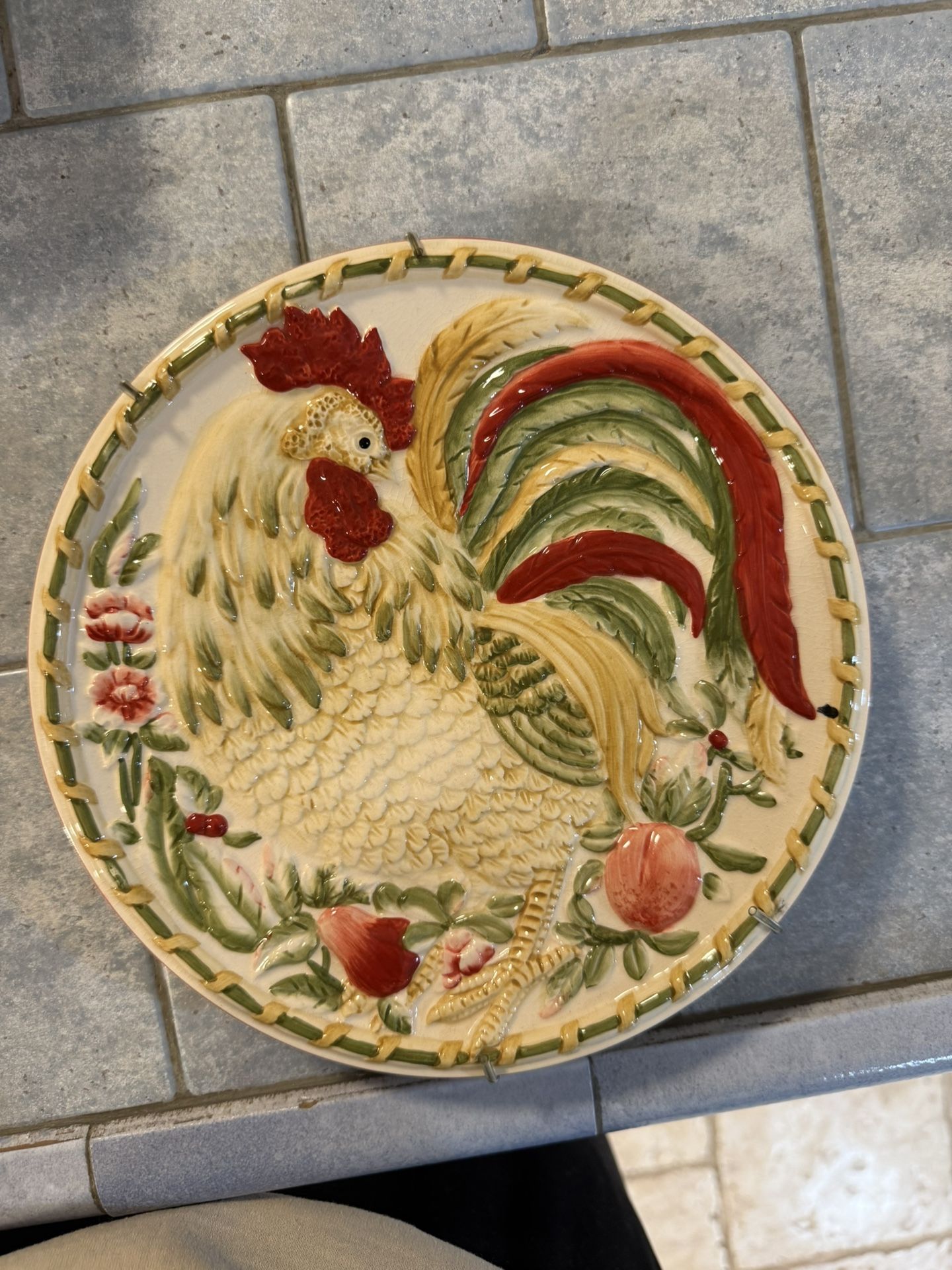 Royal Doulton Rooster Plate Vintage
