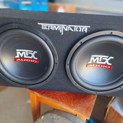 Two 12" Mtx Woofers In The Box 