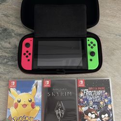 Nintendo Switch + Accessories & Games