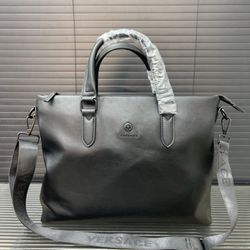 Versace black briefcase