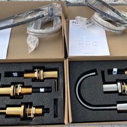 3 Holes Bathroom Faucet 