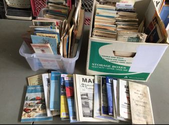 Large Vintage Map Lot 1960’s to 1990’s