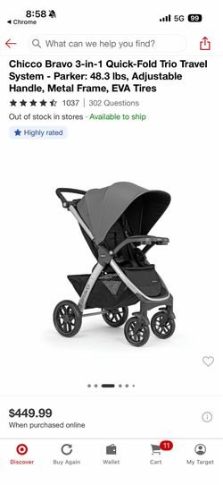 Chico bravo stroller