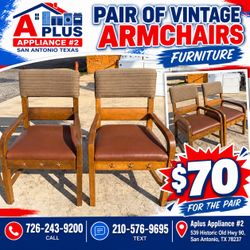 Pair Of Vintage Armachairs