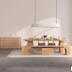Transformer Table Extendable Round Dining Collection