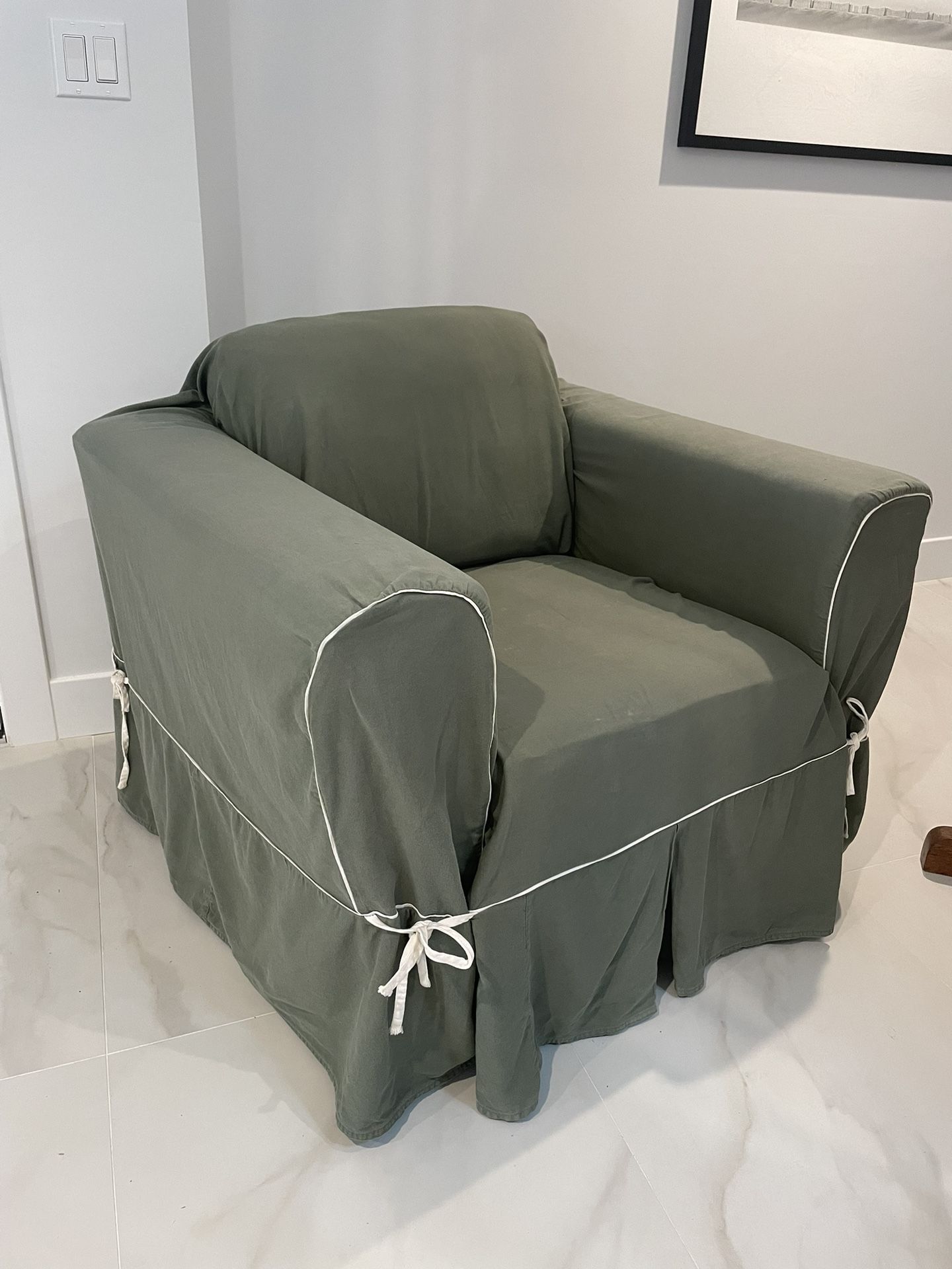 Sage Green Club Comfy Chair