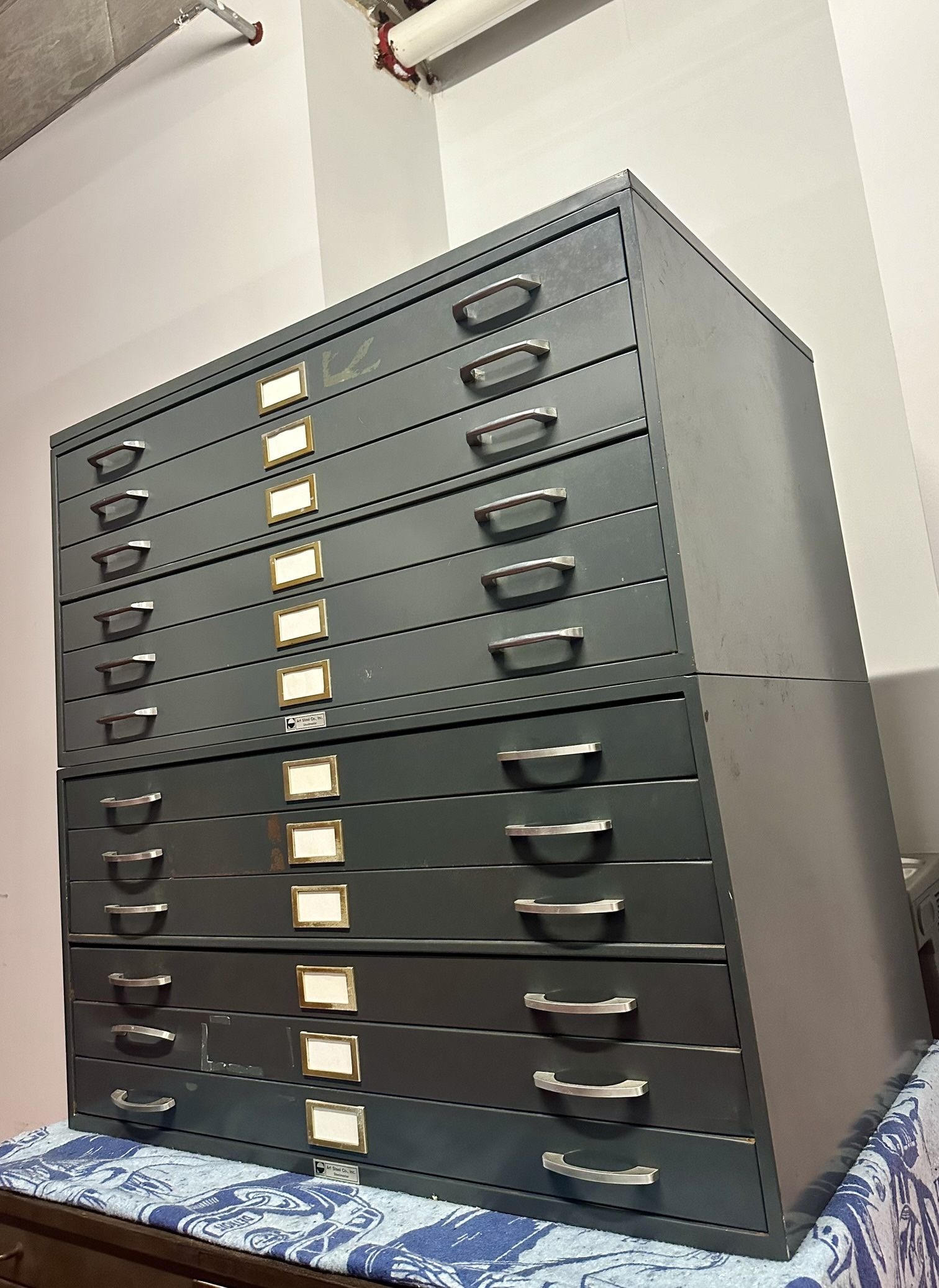 Steel Flat Drawer Blueprint Drafting Cabinet