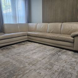 Sectional Leather Sofa, DANIA FURNITURE
