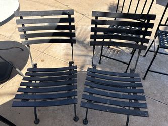 Metal Patio Chairs (2)