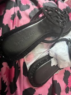 Tory Burch black glitter