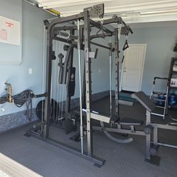 Smith Machine 2001 | Multi-Use Adj Bench | Gym Equipment | Fitness | Squat Rack | Excercise |🔴WEIGHTS AND BARBELL SOLD SEPARATELY 🔴 FREE DELIVERY 🚚