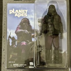 NECA Planet of The Apes Clothed 8" Classic Gorilla Soldier Action Figure