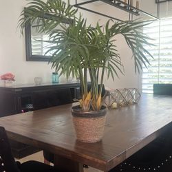 Faux Palm Plant