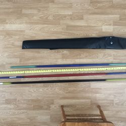 Karate Bows Staffs and Case