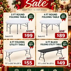 Event Folding Tables Party outdoor 