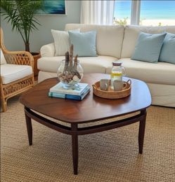 Mid century modern coffee table restored