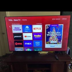 TCL 55”  Tv Manufactured Year 2022 