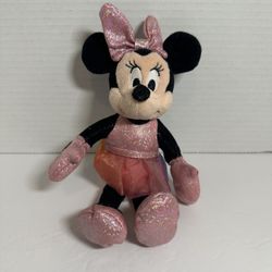 TY Beanie Baby 8" Disney Sparkle Minnie Mouse (Ballerina) Plush Animal Toy