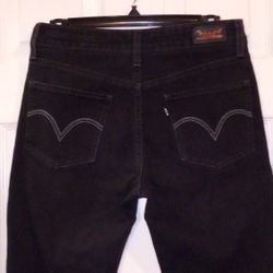 Levi's Black Mid Rise Skinny Jeans Size 6 Medium 