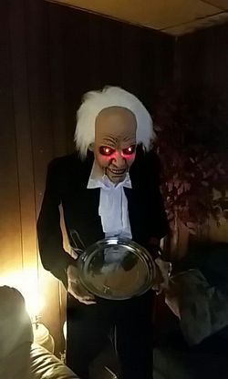 Scary talking buttler