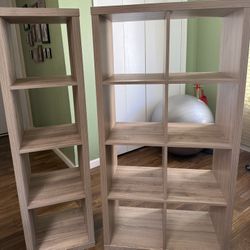 Pair Of Shelf Units - IKEA Kallax