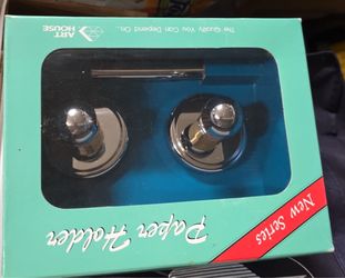 Art House Chrome Toilet Paper Holder