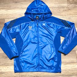 Vintage Adidas Adizero Nations Basketball Lightweight Windbreaker Jacket Mens XL
