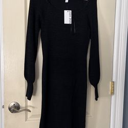 Black Sweater Dress