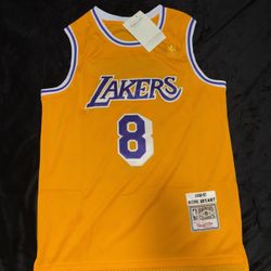 Kobe Bryant Lakers 8 Gold Jersey