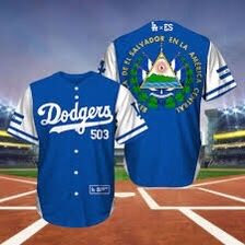 Salvadoran heritage month dodgers jersey