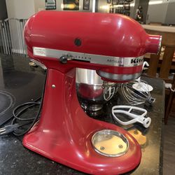 KitchenAid Mixer Artisan series, empire red color