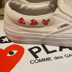 Vans Women Sneaker Size US7.5 White Color 