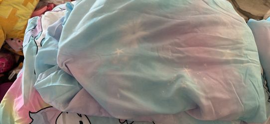 Unicorns Dream Under Rainbow Bedding Set 7 pieces