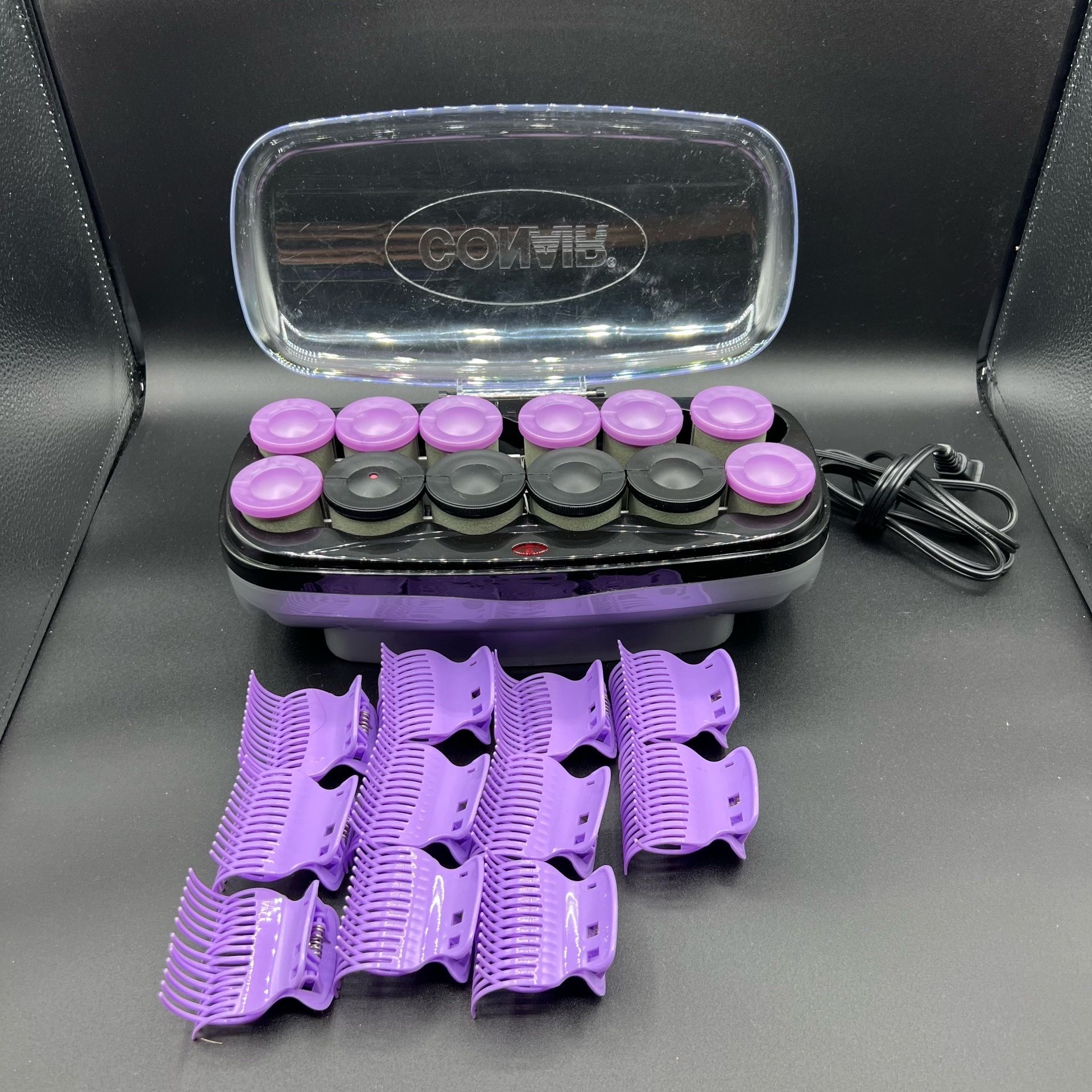 Conair CHV14JXRSAM Xtreme Heat 12 Jumbo Ceramic Hot Rollers W Clips