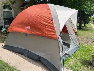 10x10 foot tall Coleman dome tent