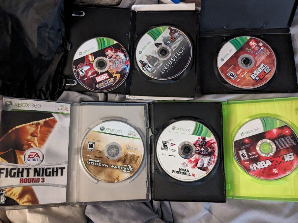 XBox 360 Games $5 Each Or All For $25