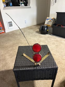 Vintage Dual Red Reflector Road Safety Marker