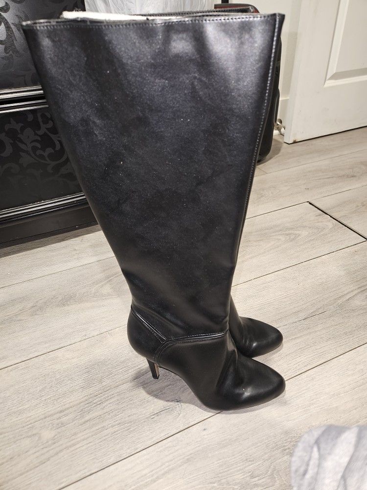 Tall Black Boots Size 9