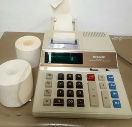Calculator, printing, electronic.