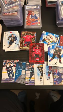 65 card insert only hockey lot