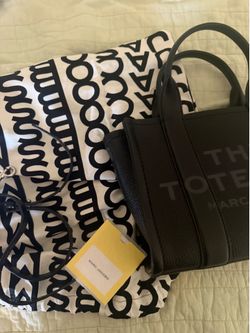 Leather Marc Jacobs tote bag